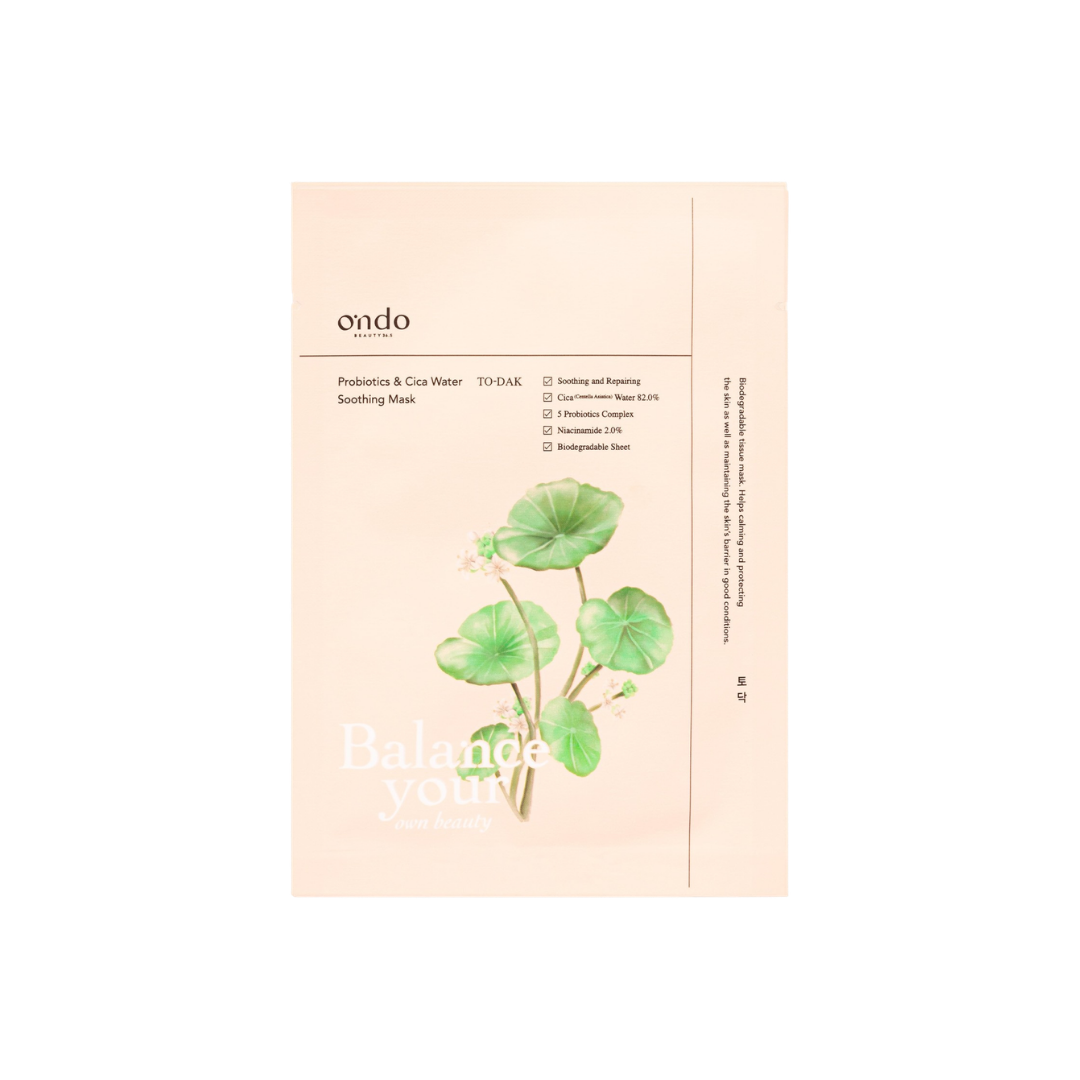 TO-DAK Probiotics & Cica Water Soothing Mask