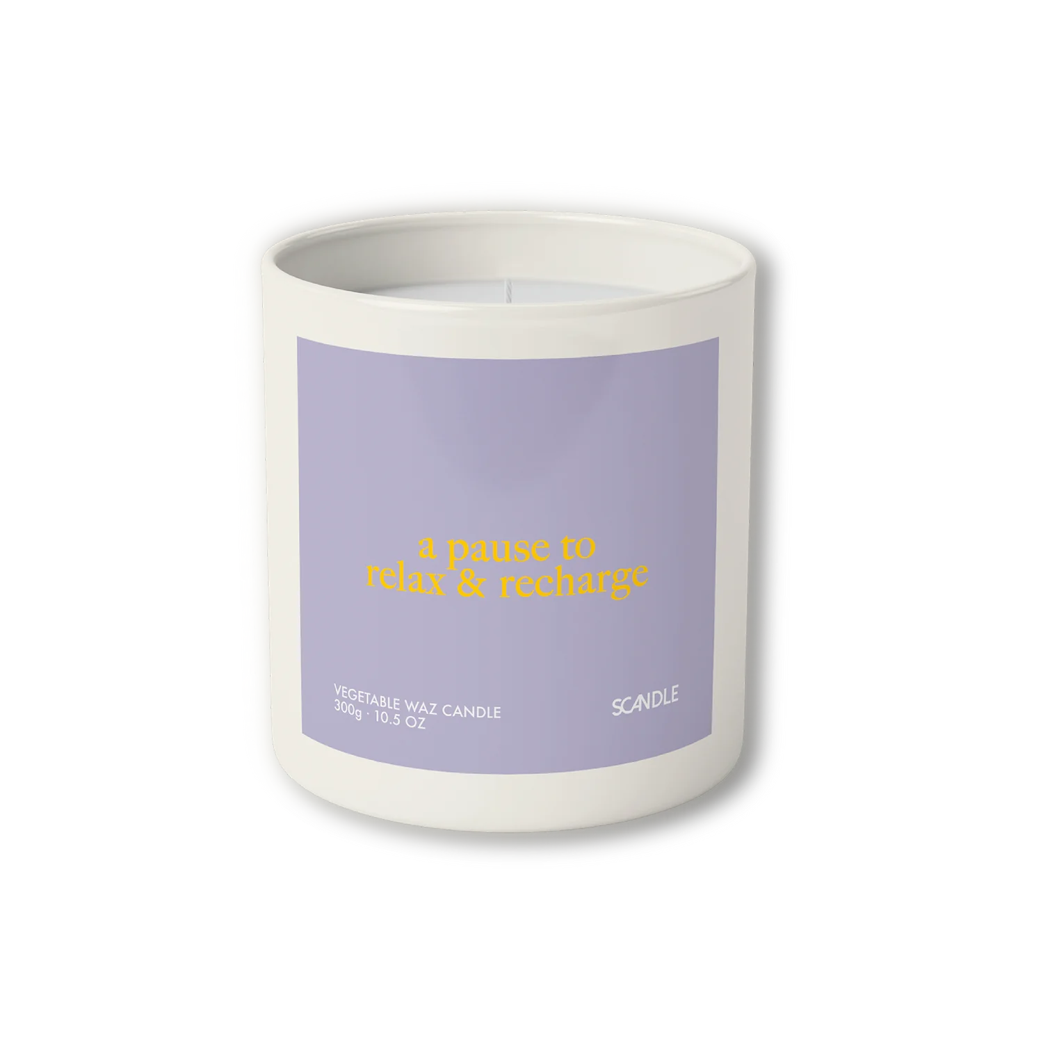 Vela Aromática "A pause to Relax & Recharge" Scandle
