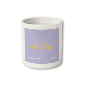 Vela Aromática "A pause to Relax & Recharge" Scandle