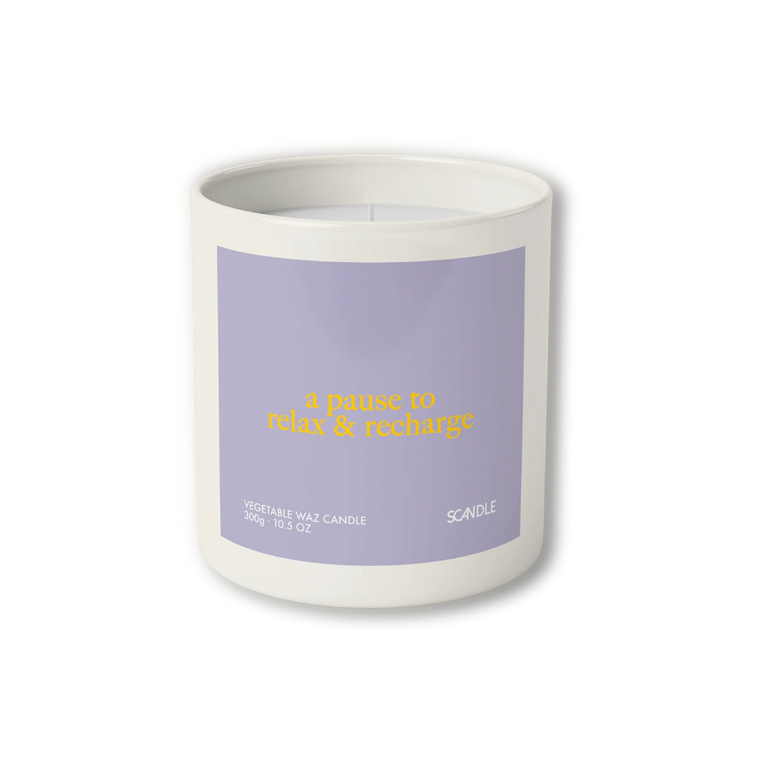 Vela Aromática "A pause to Relax &amp; Recharge" Scandle
